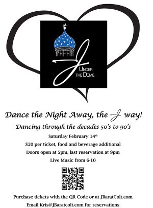 Dance the Night Away event flyer